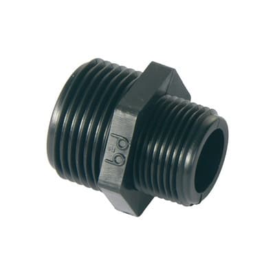Nipples Ridotto in PP Nero Bucch ¾ x ½ - 3