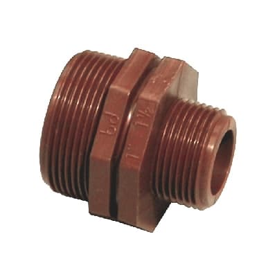 Nipple Ridotto in PP Marrone Bucch 1 x ¾ - 3
