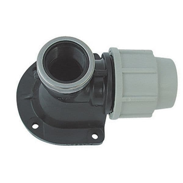 Placca Murale a Gomito Plasson 3/4 x 25 - 2