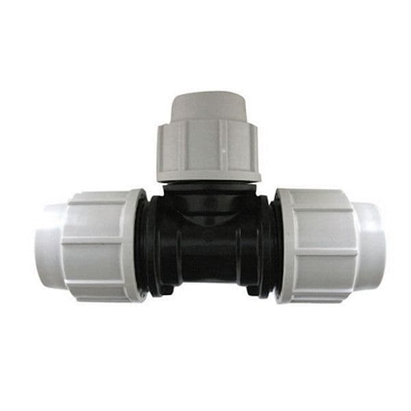 Tee a 90 ° Ridotta Plasson per Tubo Polietilene Ø 32 x 25 x 32 - 3