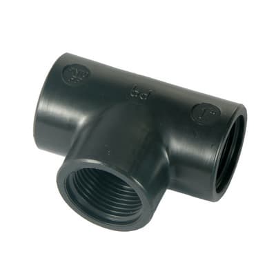 Ti a 90 ° in PP Nero Bucch 11 x 2 - 3