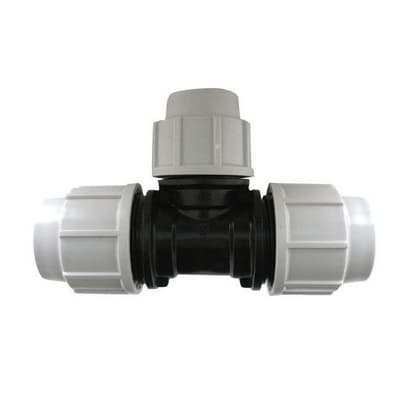 Tee a 90 ° Ridotta Plasson per Tubo Polietilene Ø 40 x 32 x 40 - 3