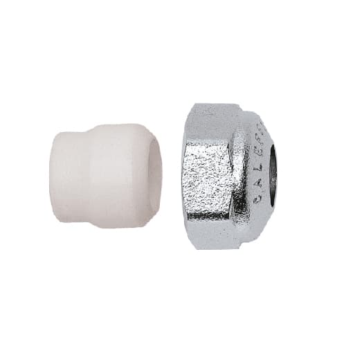 Raccordo Meccanico per Tubo Rame a Tenuta PTFE Calef Ø 14 23 P 1,5 2 Pezzi - 3