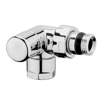 Detentore D'arredo ad Angolo Dx Cromo Lucido S.f 322 a 31DXCR 03 - 3