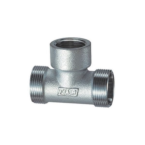 Raccordo a T Femmina 2 Monoconi Cromato per Rame (Far) 321 a 5460 a 04