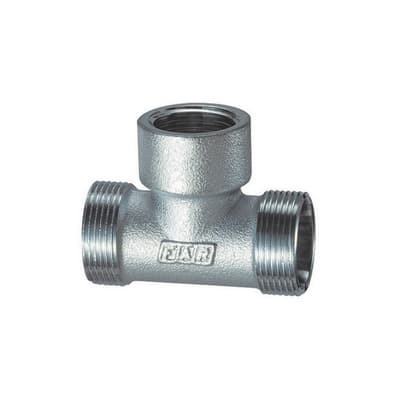 Raccordo a T Femmina 2 Monoconi Cromato per Rame (Far) 321 a 5460 a 04 - 3