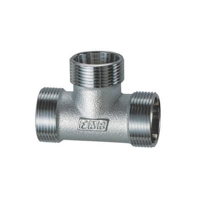 Raccordo a T 3 Monoconi Cromato per Rame (Far) ½ (24 x 19) - 3