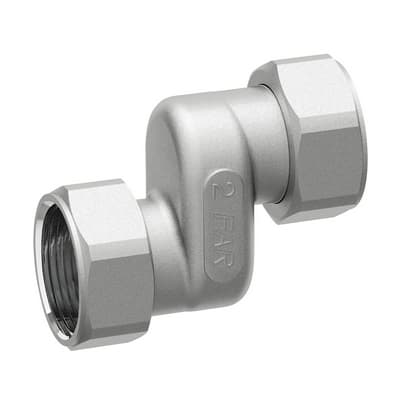 Raccordo Eccentrico Cromato con Calotte Mobili Far - 3