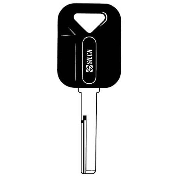 Chiave Auto Volvo HU56RP Silca Ottone Nichelato - 2
