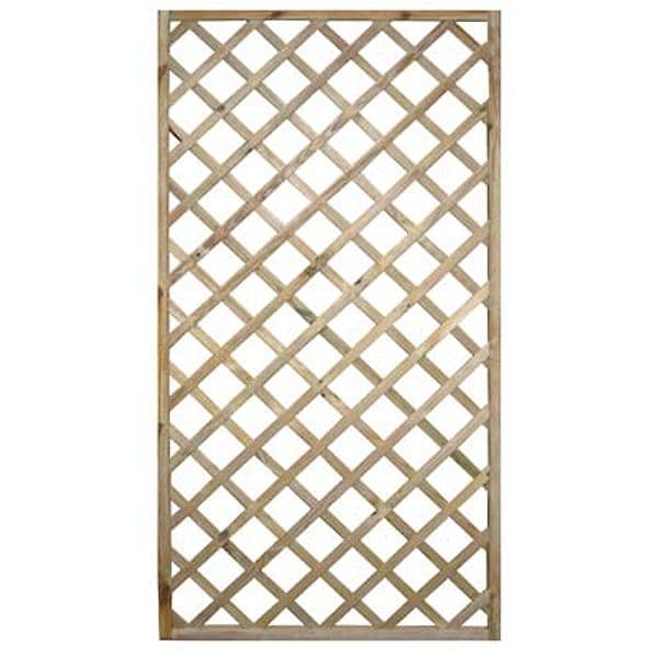 Pannello Grigliato Legno Euro 45 x 30 mm 60 x 180 cm - 2
