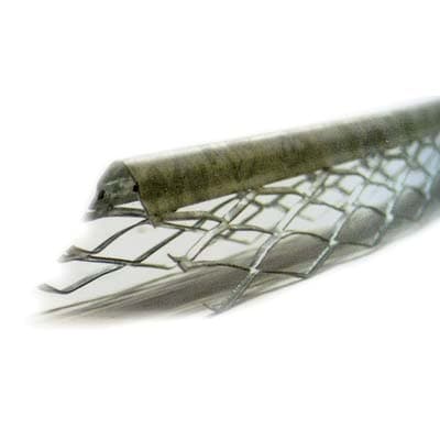 Paraspigolo Intonaco Microstirato Zincato 38 x 38 mm 280 cm 30 Pezzi - 2