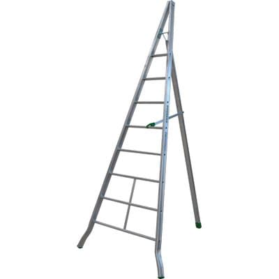 Scala Triangolare Agri Facal Alluminio H. Pioli 10 350 cm - 2