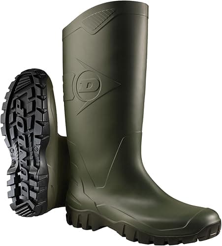 Stivale PVC Ginocchio Dane Dunlop Verde 43 - 7