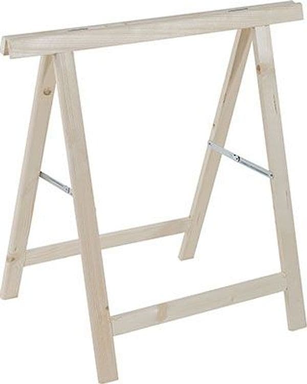 Cavalletto Legno Pircher Abete H 75 cm 2 Pezzi - 2