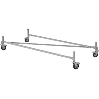 Base Trabattello Grim Eu 75 50045 Marchetti Acciaio Zinc Cm 165X75 con 4 - 2