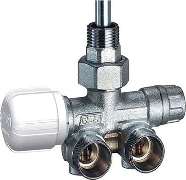 Valvola Mono Bitubo Termostatizzabile Squadra Dx C Bocchettone (Far) Diam
