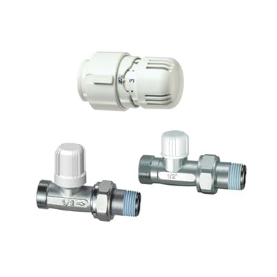 Kit Valvola + Detentore Diritto + Testa Termostatica Far 321 a 1681 a 04 - 3