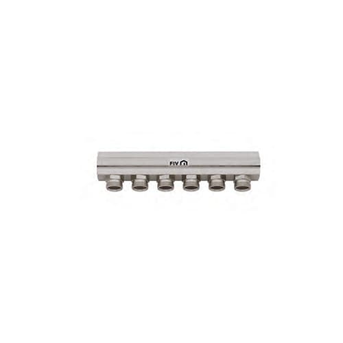 Collettore di Distribuzione ¾ Derivazioni 24 x 19 Fiv ¾ x 4 Vie L 157 mm - 2