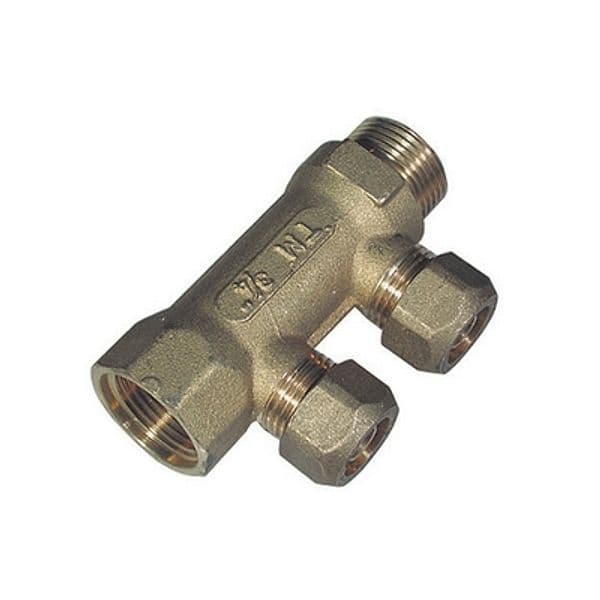 Collettore MF da 3/4 2 Vie per Cobra PEX Tiemm 15 - 3