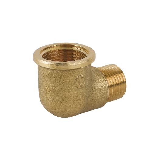 Gomito Ridotto MF in Ottone Giallo Caval ¾ x 1 - 3
