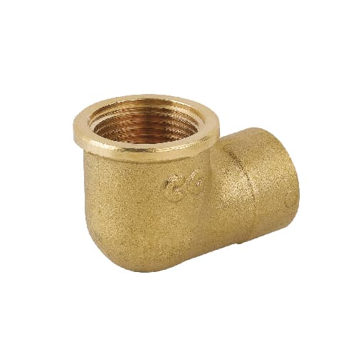 Gomito Ridotto FF in Ottone Giallo Caval 1 x ¾ - 2