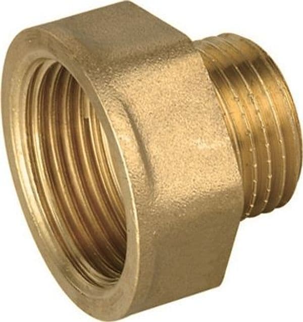 Prolunga Ridotta Fm in Ottone Giallo Ibp Faidf 1/2 x 1 Conf - 3