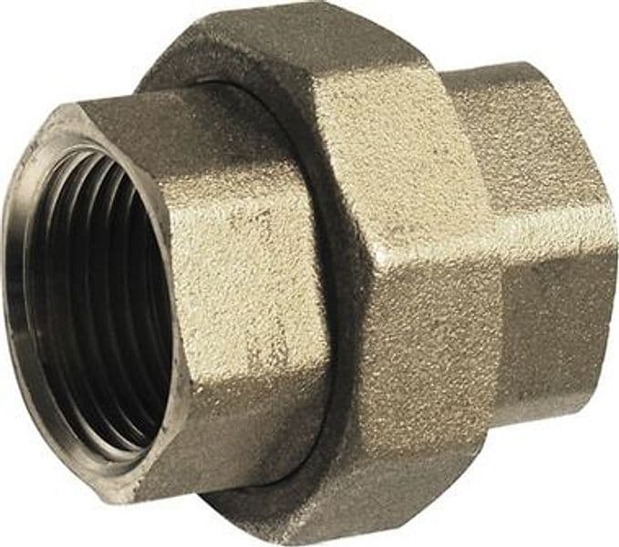 Raccordo Diritto FF 3 Pezzi Ottone Giallo Tiemm 1 - 3