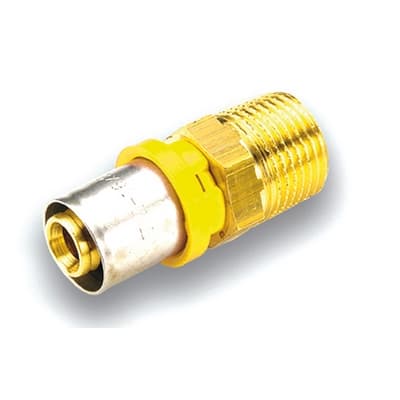 Raccordo per Multistrato Gas Diritto Maschio Tiemm 26 x ¾ - 2