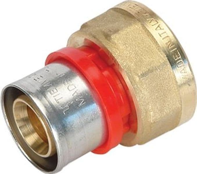 Raccordo Press Diritto Femmina Compact per Multistrato Tiemm 16 x 2 - 2