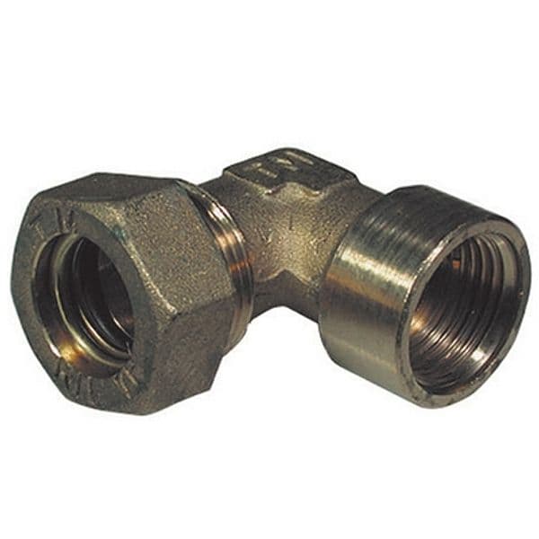 Gomito a 90 ° o Ring Femmina Tiemme 1/2 x 14