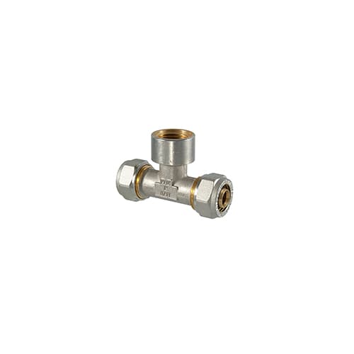 Raccordo Tee Femmina a Compressione per Multistrato Tdmb 20 x ¾ x 20 - 2