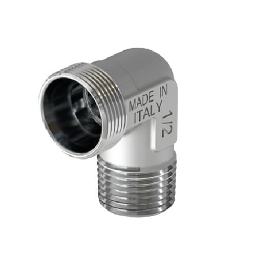 Raccordo Curvo Maschio Cromato Tiemm 24 x 19 Fil (Ø 16) 313 K1644 a 042419 - 3