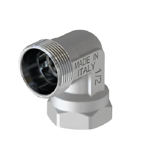 Raccordo Curvo Femmina Cromato Tiemm 24 x 19 Fil (Ø 16) 313 K1645 a 042419 - 3