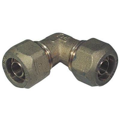 Gomito a 90 ° Doppio per Tubo Cobra PEX Tiemm 15 x 15 - 2