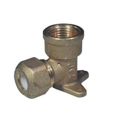 Gomito con Flangia per Rame con Ogiva Teflon Tiemme ¾ x 16R - 3