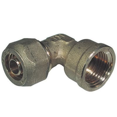 Gomito a 90 ° Femmina per Tubo Cobra PEX Tiemm ¾ x 18 - 3