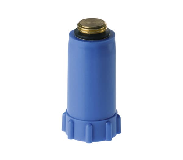 Tappo di Collaudo Impianto C Filetto in Ottone Blu 1 2 Remer - 3