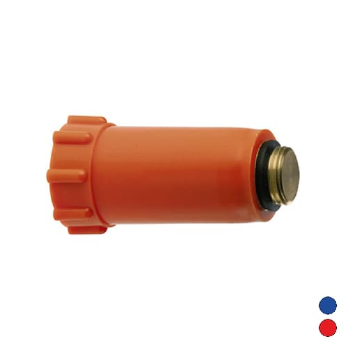 Tappo di Collaudo Impianto C Filetto in Ottone Rosso 1 2 Remer - 3