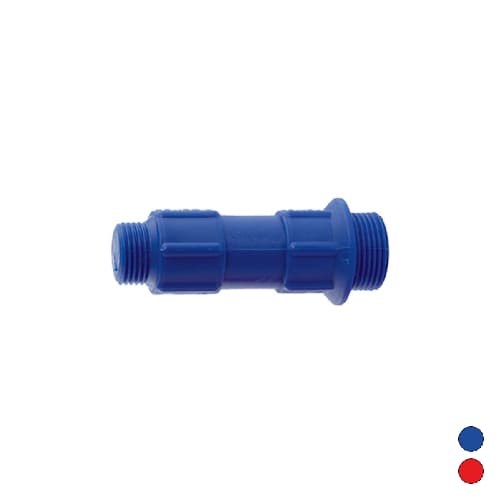 Tappo di Collaudo Impianto a Doppio Filetto 1 2 x 3 4 Blu 1 2 x 3 4 Remer - 3