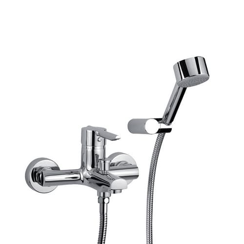 Rubinetto Miscelatore Monocomando Vasca Completo Linea Pin Argo Cromo - 2