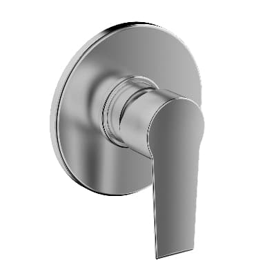 Rubinetto Miscelatore Monocomando Incasso Doccia Linea Ten Tiemm Cromo - 2
