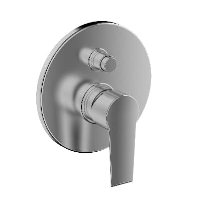 Rubinetto Miscelatore Monocomando Incasso Doccia C Dev Linea Tiemm Cromo - 3