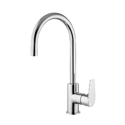 Rubinetto Miscelatore Monoc Lavello Canna Alta Linea Lime Paffo Cromo - 3