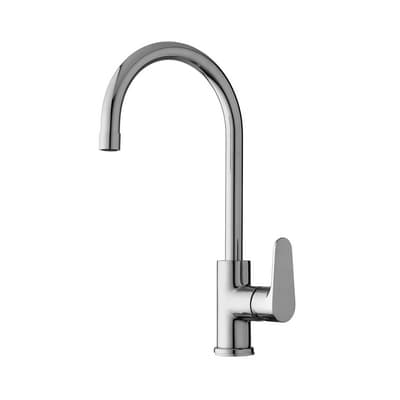 Rubinetto Miscelatore Monoc Lavello Canna Alta Linea Green Paffo Cromo - 2