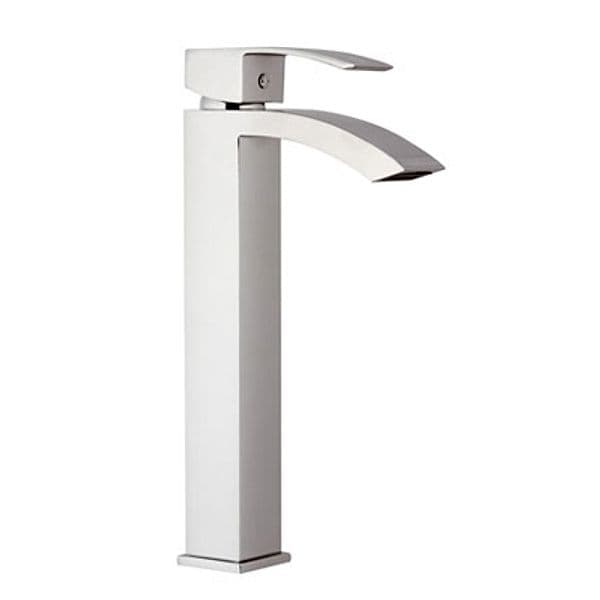 Rubinetto Miscelatore Monocomando Lavabo Alto Linea Marte Maria Cromo