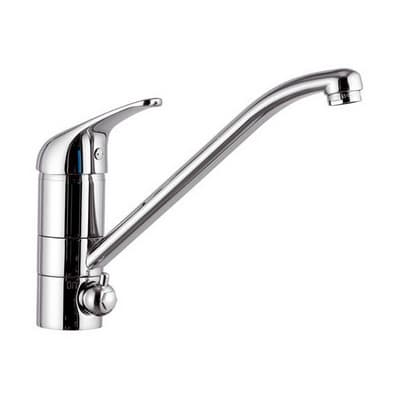 Rubinetto Miscelatore Monocomando Lavello con Deviatore Linea Maria Cromo - 2