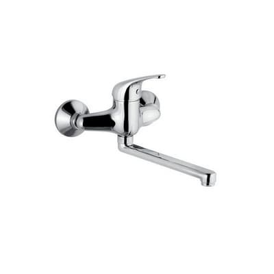 Rubinetto Miscelatore Monocomando Lavello a Muro Linea Epic Maria Cromo - 2