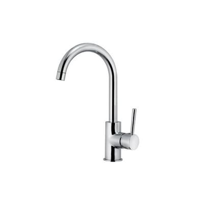 Rubinetto Miscelatore Monoc Lavello Bocca Girevole ad U Linea Maria Cromo - 3
