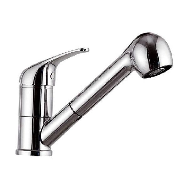 Rubinetto Miscelatore Monoc Lavello Doccia Estraibile Linea Maria Cromo - 3