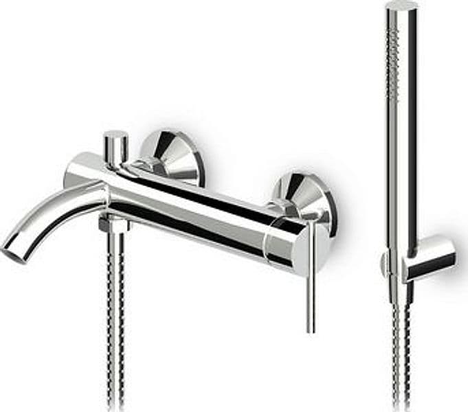 Monocomando Vasca Doccia Esterno C Accessori Serie Zxs Cromo Zucchetti - 3